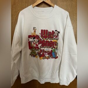 Walt Disney World Christmas Crewneck Sweatshirt- Unisex MEDIUM